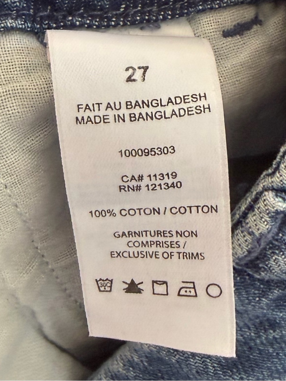 NWT Dynamite Wide Leg Trouser Jeans in Prospect Blue- Size 4/ 27 - Picture 10 of 13